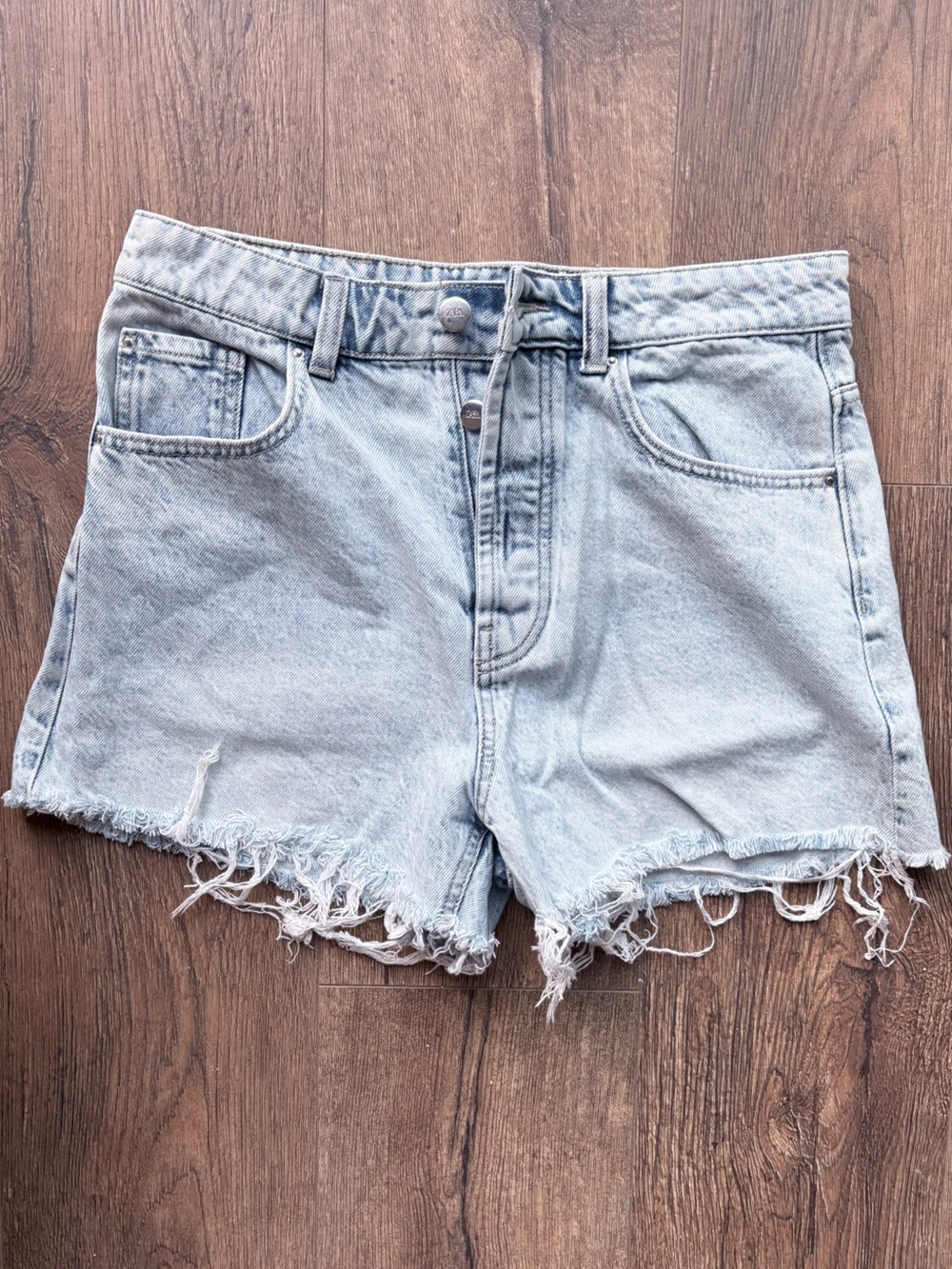 Ara Light Blue Distressed Denim Cutoff Shorts